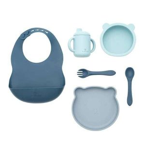 Vajilla Olmitos 7 piezas - Azul