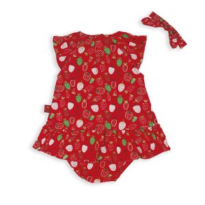 Alternative view of Vestido, braga y cinta fresas Babybol