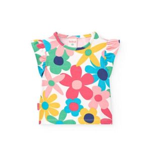 Camiseta punto flores Boboli