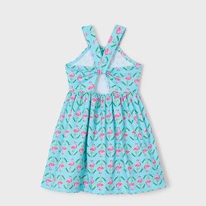 Alternative view of Vestido estampado espalda cruzada niña Mayoral