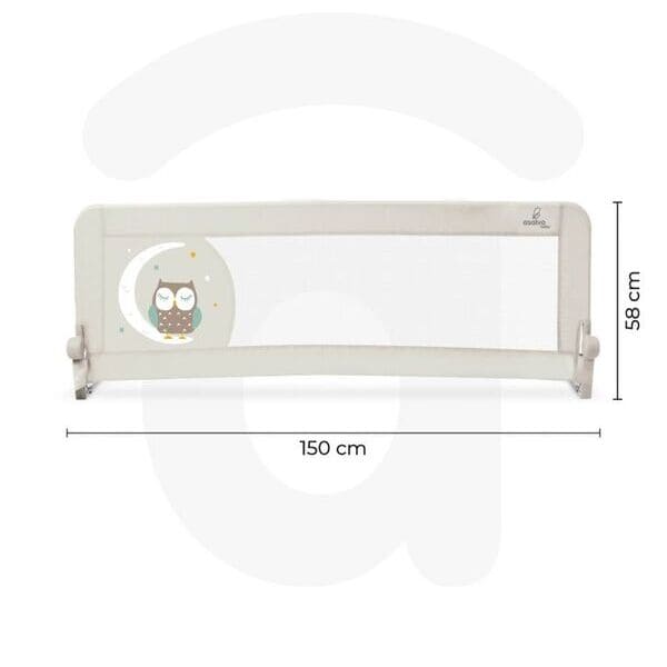 Barrera de Cama 2-1 de 150cm para cama Nido o Standard Asalvo - Imagen 2