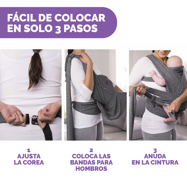 Portabebés Boppy Comfyfit Evolution Azul Chicco - Imagen 4