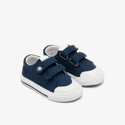 Zapatillas Respetuosas básicas lona marino Conguitos