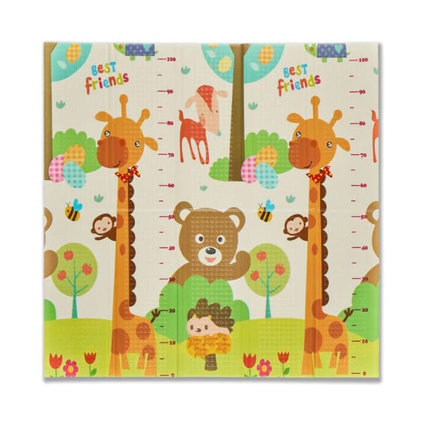 Alfombra de juegos bebé 120x120cm Elefante/Oso Ms - Imagen 2