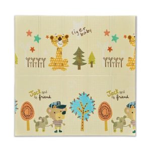 Alfombra de juegos bebé 120x120cm Cebra/Jirafa Ms