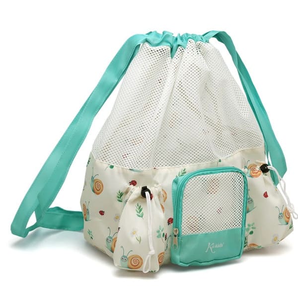 Bolsa de playa caracoles beige Kiokids