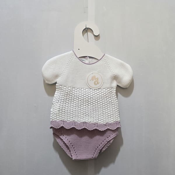 Conjunto punto bebé NicoDingo Talla 1 Mes