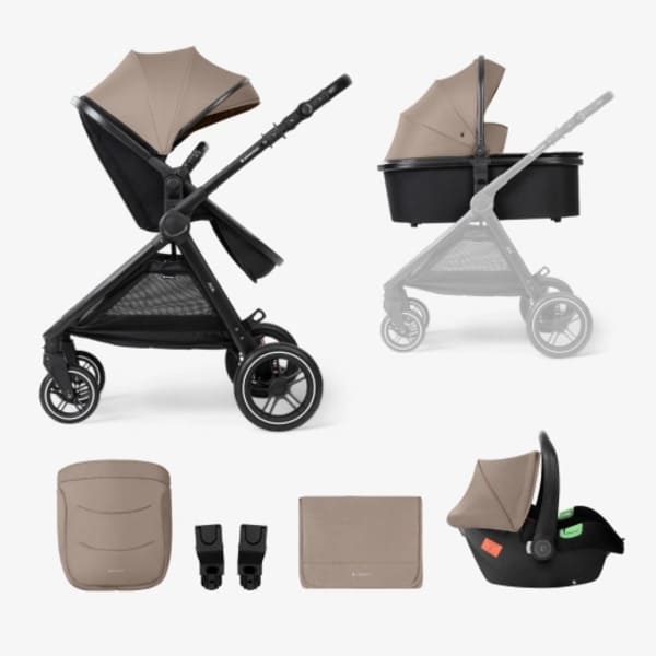 Carrito bebé Ava Kikkaboo Beige