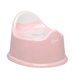 Alternative view of Orinal infantil rosa con tapa y asa Kiokids