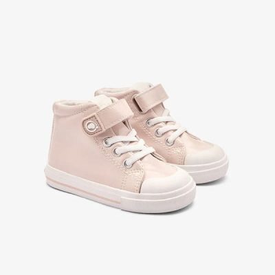 Zapatillas Altas Respetuosas Tira Beige Tecnobaby Conguitos