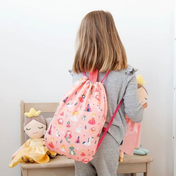 Bolsa de almuerzo rosa Kiokids - Imagen 2