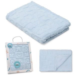Manta conejitos celeste Interbaby