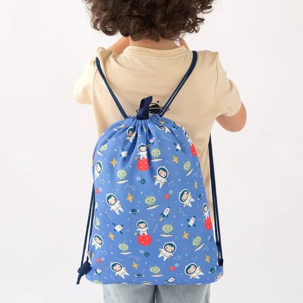 Bolsa de almuerzo azul Kiokids - Imagen 2