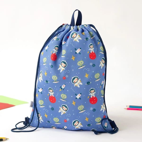 Bolsa de almuerzo azul Kiokids