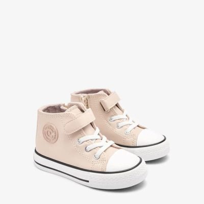 Zapatillas Altas Tira Beige Conguitos