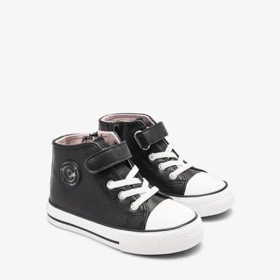 Zapatillas Altas Tira Negras Conguitos