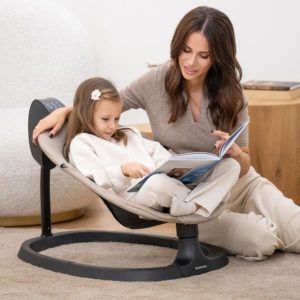 Alternative view of Hamaca Oscilación Zazu Gris Kikkaboo