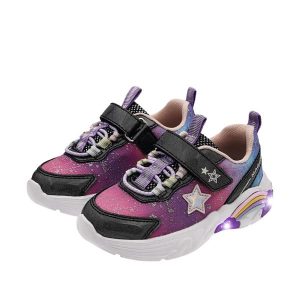 Zapatillas niña Cri con luces Negra Chicco