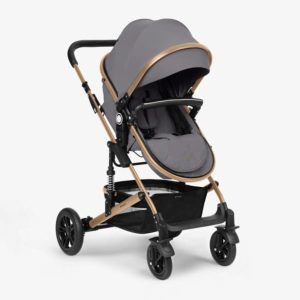 Alternative view of Carrito Amaia Gris claro 3 en 1 convertible Kikkaboo