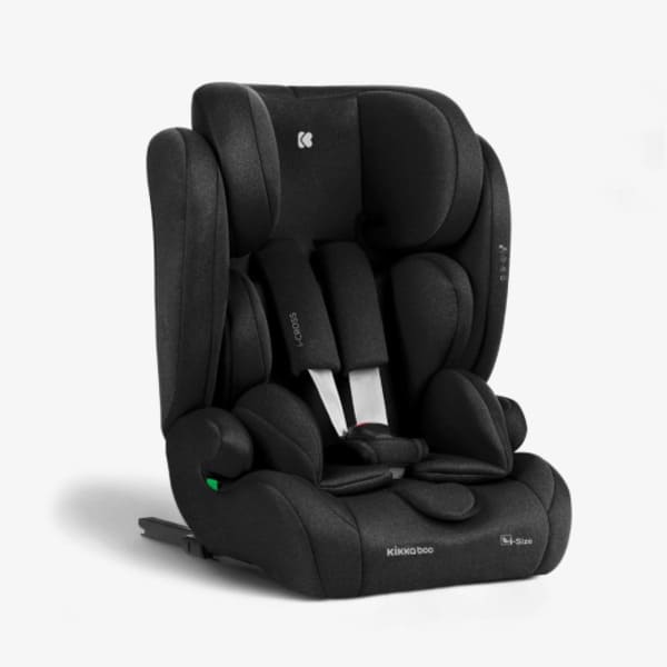 Silla de coche con respaldo i-Cross Negro Kikkaboo
