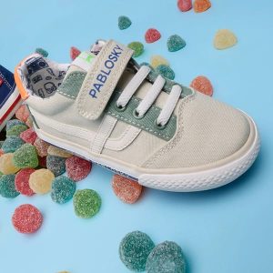 Zapatillas lona Barefoot beige Pablosky