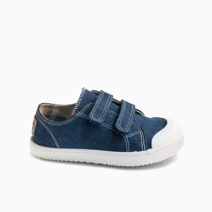 Zapatillas de lona Barefoot marino Pablosky