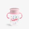 Taza 360º con asas 300ml Deep Sea Rosa Kikkaboo