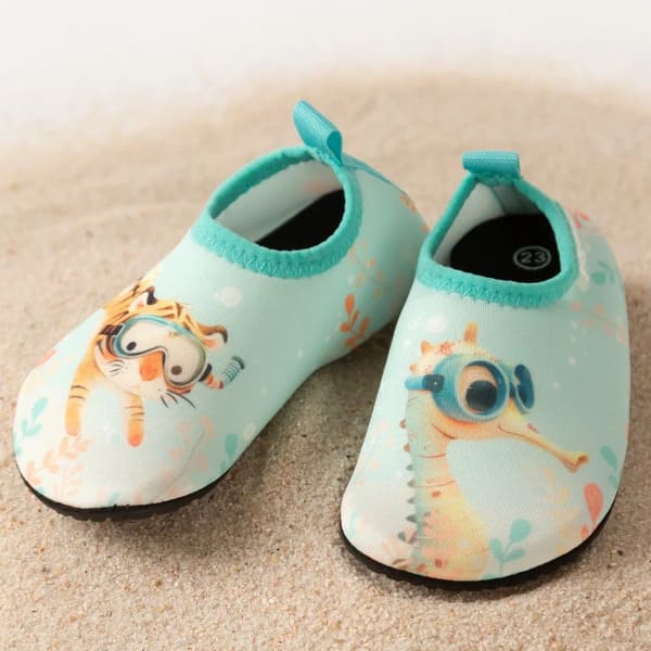 Escarpines de bebé antideslizantes para playa y piscina menta Kiokids