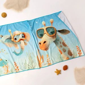 Toalla de playa Azul Kiokids