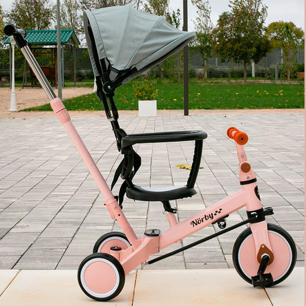 Triciclo Norby Rosa Interbaby - Imagen 2