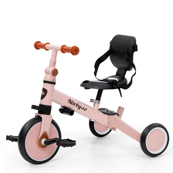 Triciclo Norby Rosa Interbaby - Imagen 5