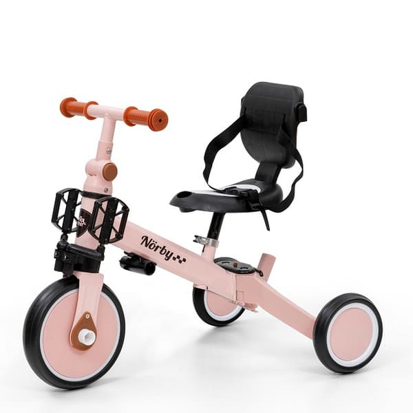 Triciclo Norby Rosa Interbaby - Imagen 6