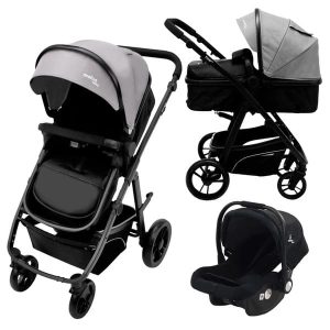 Carrito Convertible Two+ 2 Gris Asalvo