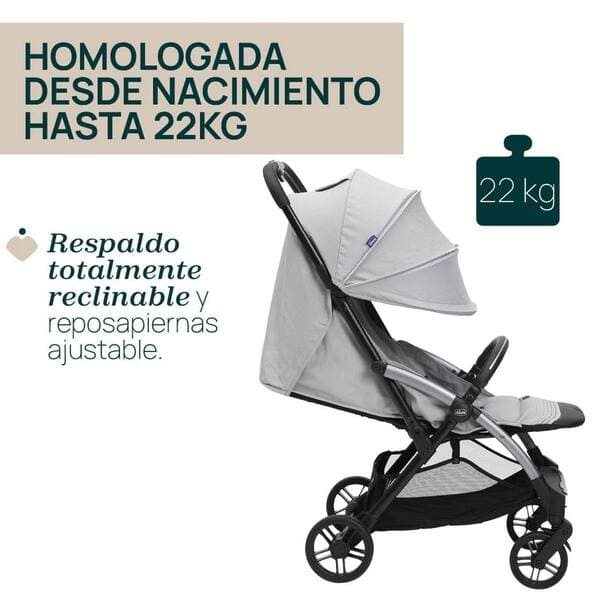 Silla de paseo Goody+ Plus Gris Chicco - Imagen 6