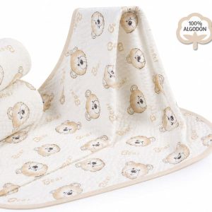 Arrullo bebé beige 100% Algodón Gamberritos