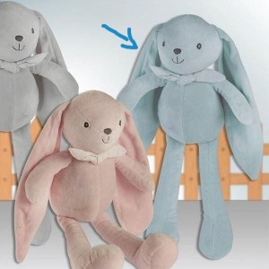 Peluche conejito AZUL ( Bordado con Nombre ) Gamberritos
