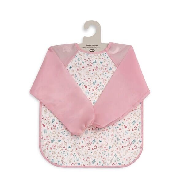Babero con mangas Flores Interbaby - Imagen 3
