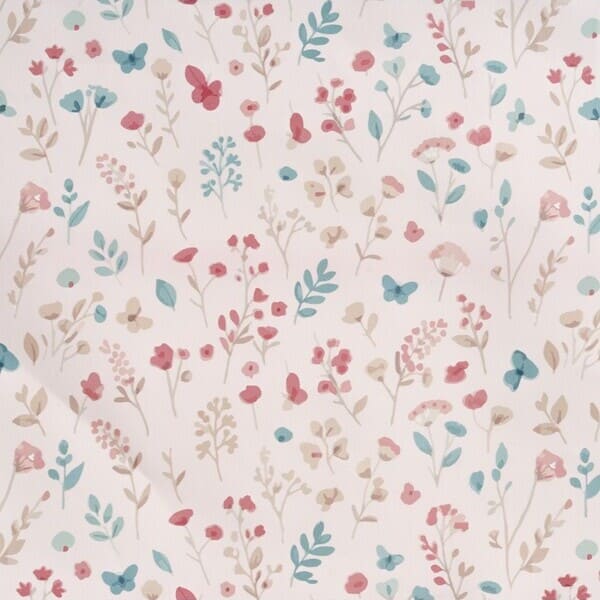 Babero con mangas Flores Interbaby - Imagen 2