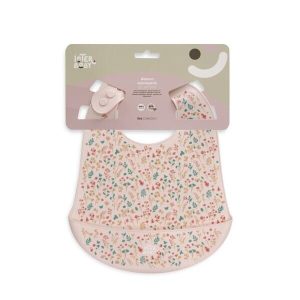 Alternative view of Babero silicona Flores Interbaby