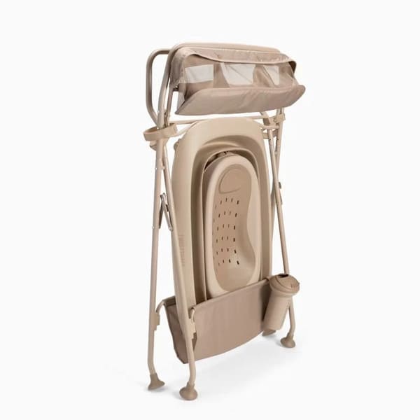 Bañera Plegable Beige Twistshake - Imagen 5