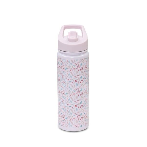 Botello térmica flores acero infantil Interbaby