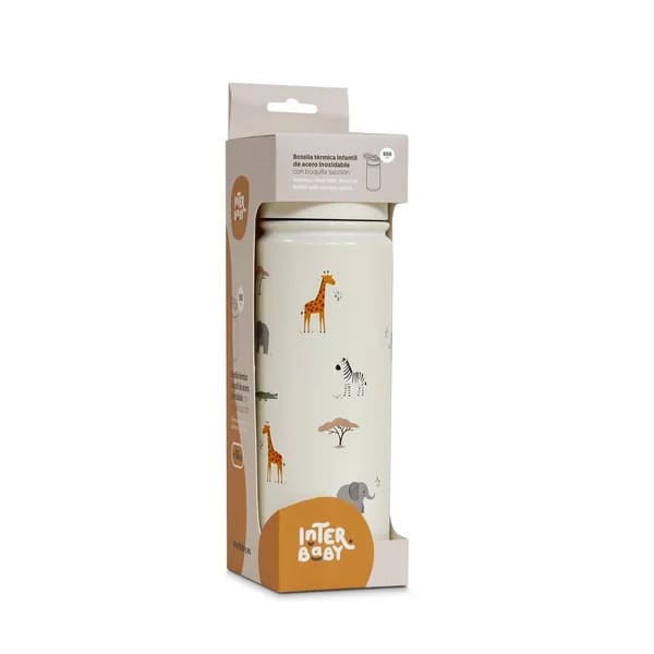 Botello térmica safari acero infantil Interbaby - Imagen 4