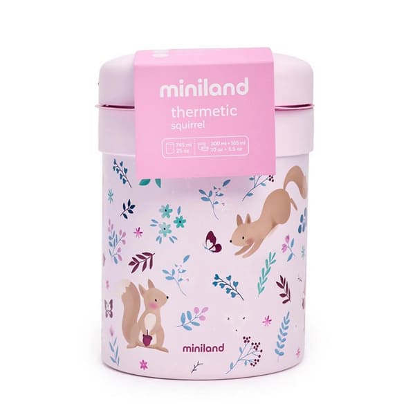 Termo sólido Rosa 745ml Miniland