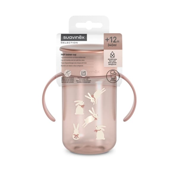 Vaso aprendizaje 360º Rosa Suavinex - Imagen 2
