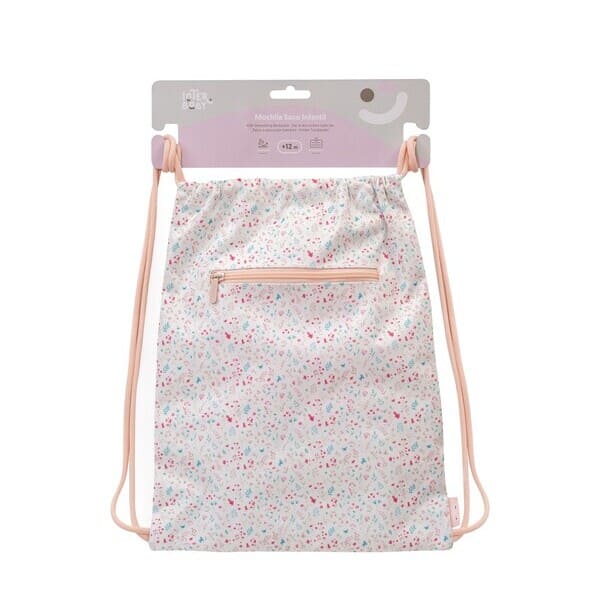 Mochila saco Infantil Flores Interbaby - Imagen 3