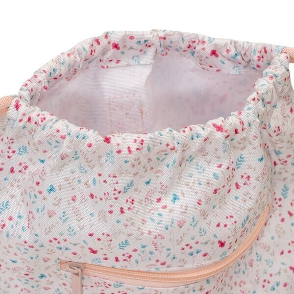 Mochila saco Infantil Flores Interbaby - Imagen 4
