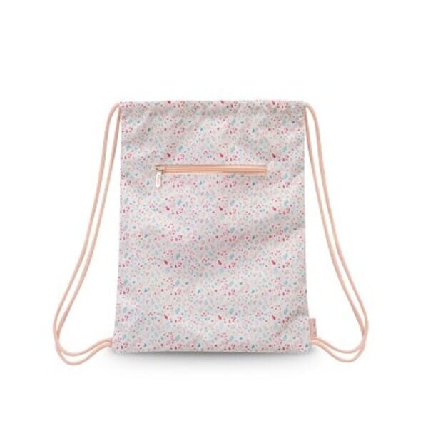 Mochila saco Infantil Flores Interbaby