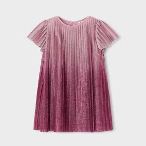 Vestido plisado degradado niña Mayoral