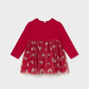 Vestido combinado tull Mayoral